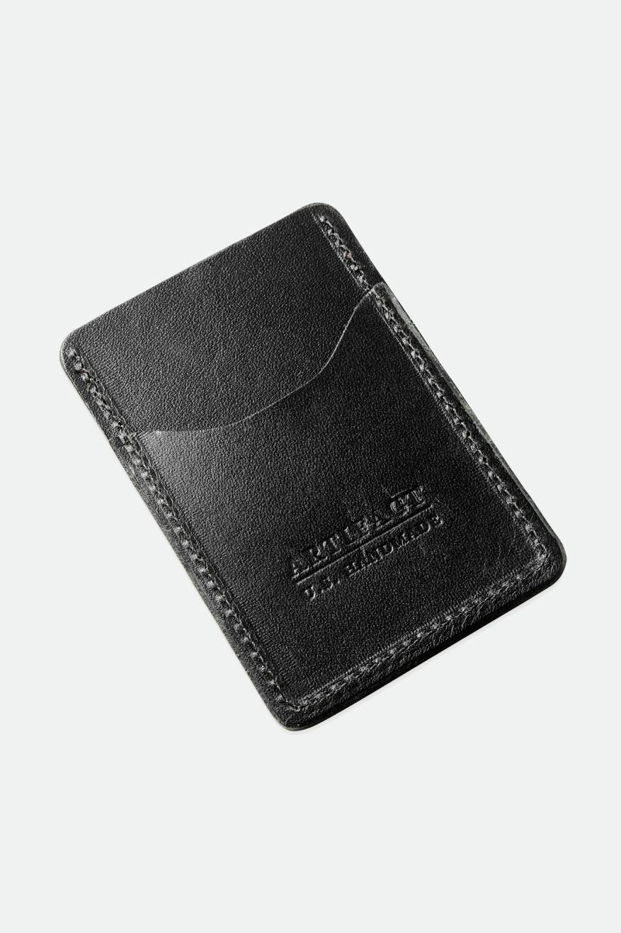 Accesorios Brixton Artifact Cuero Card Holder Wallet Unisex Negras | XBCAZV945