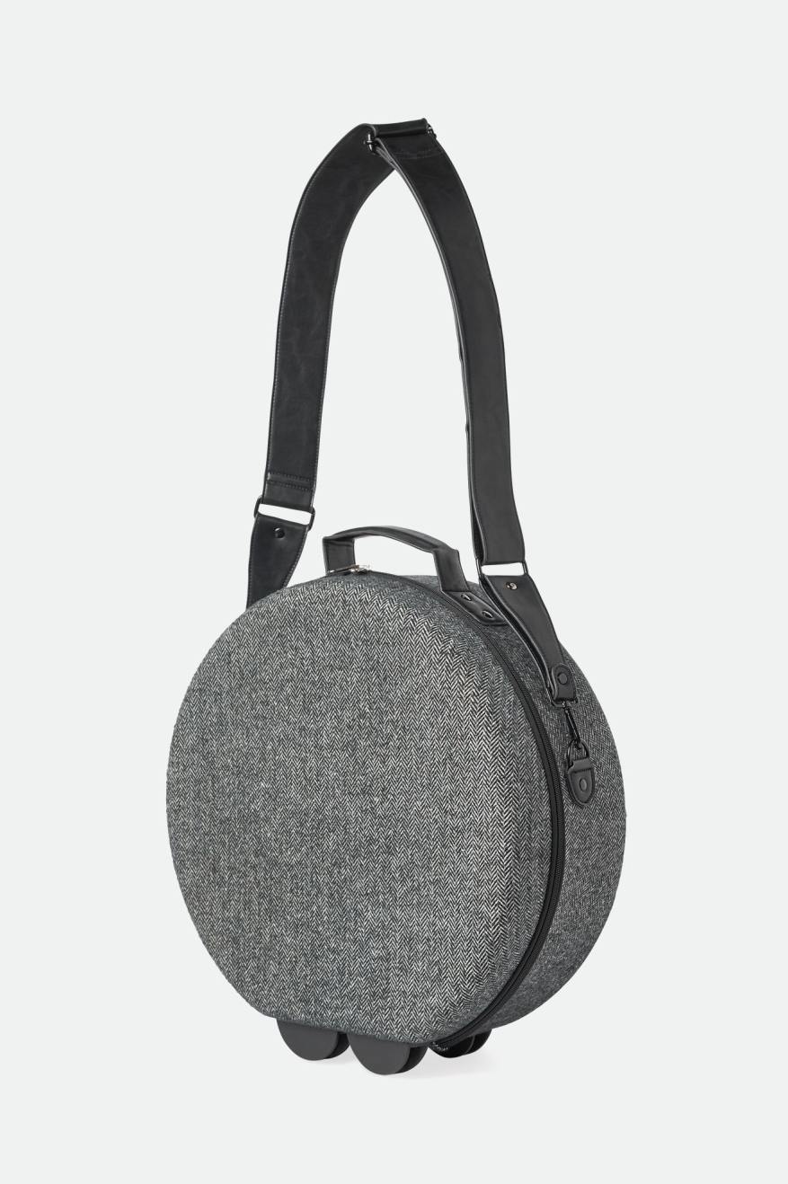 Accesorios Brixton Done Proper Fedora Travel Case Unisex Gris Negras | ACLUMD062