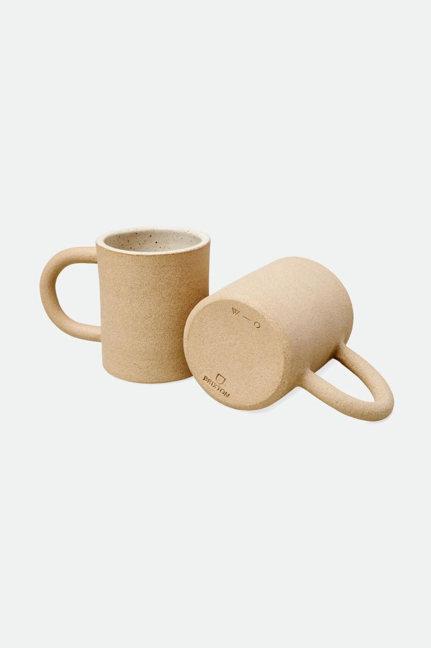 Accesorios Brixton O-M Hand Crafted Cerámico Mug Unisex Beige | JWHMNO235