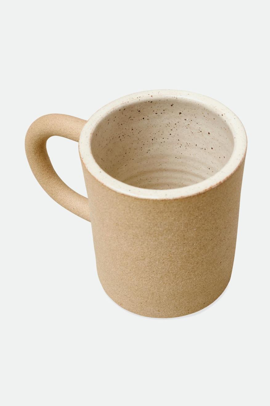 Accesorios Brixton O-M Hand Crafted Cerámico Mug Unisex Beige | JWHMNO235