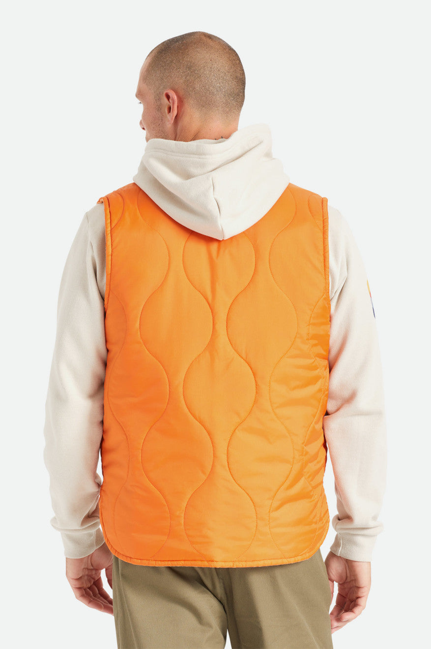 Chaquetas Brixton Abraham Reversible Vest Hombre Naranjas | PMOYED610