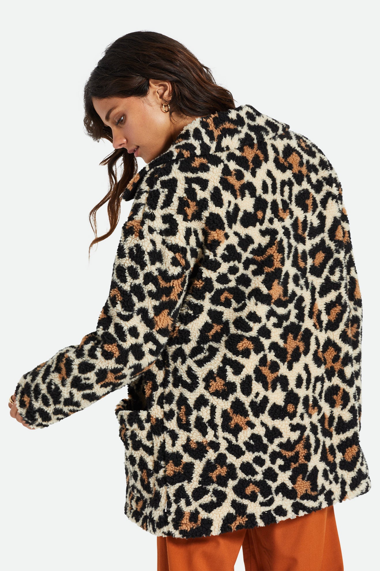 Chaquetas Brixton Bern Mujer Leopardo | QAFRXS394