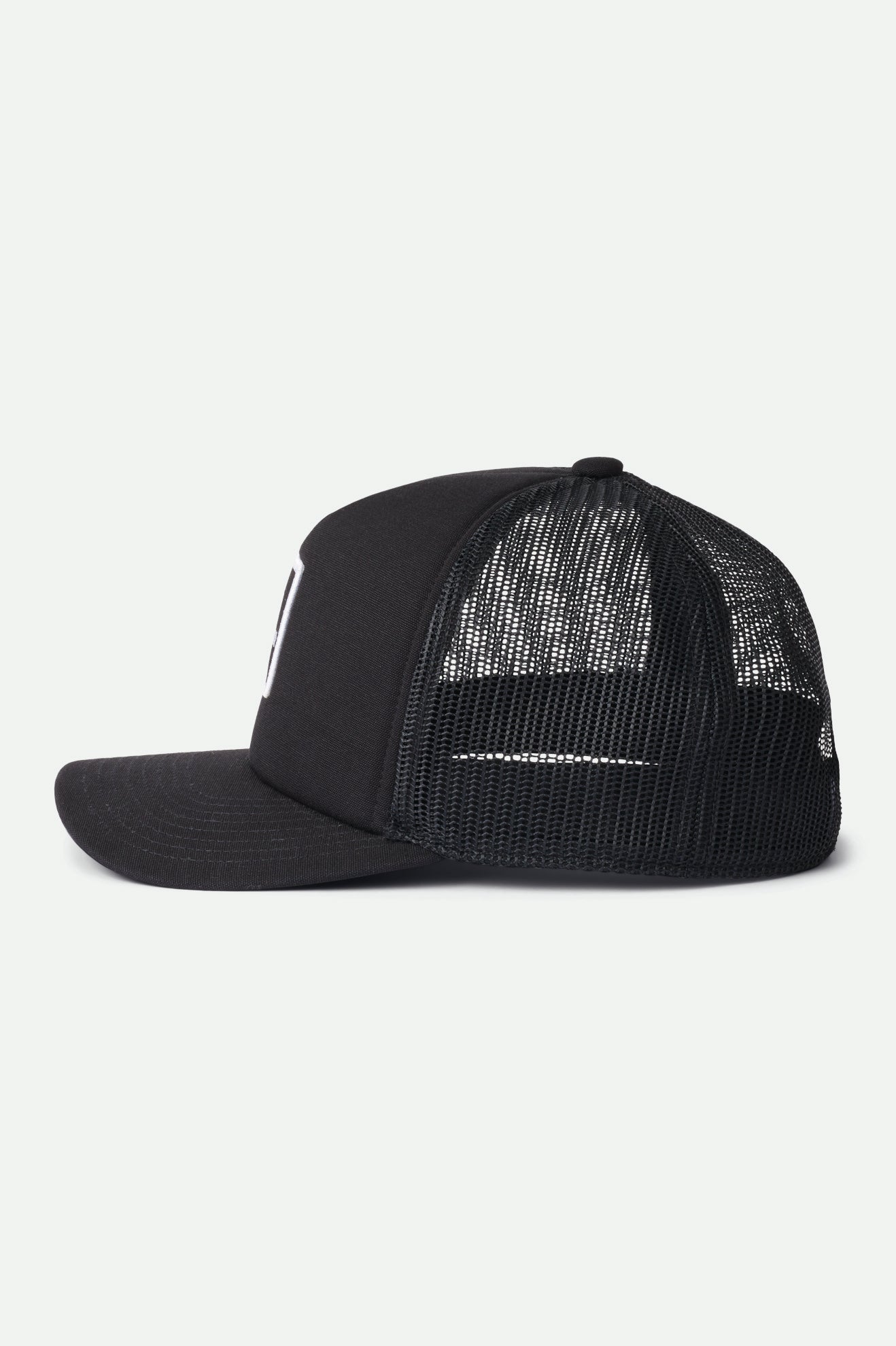 Gorras Brixton Alpha Block NetPlus MP Trucker Hat Hombre Negras | DQHISN679