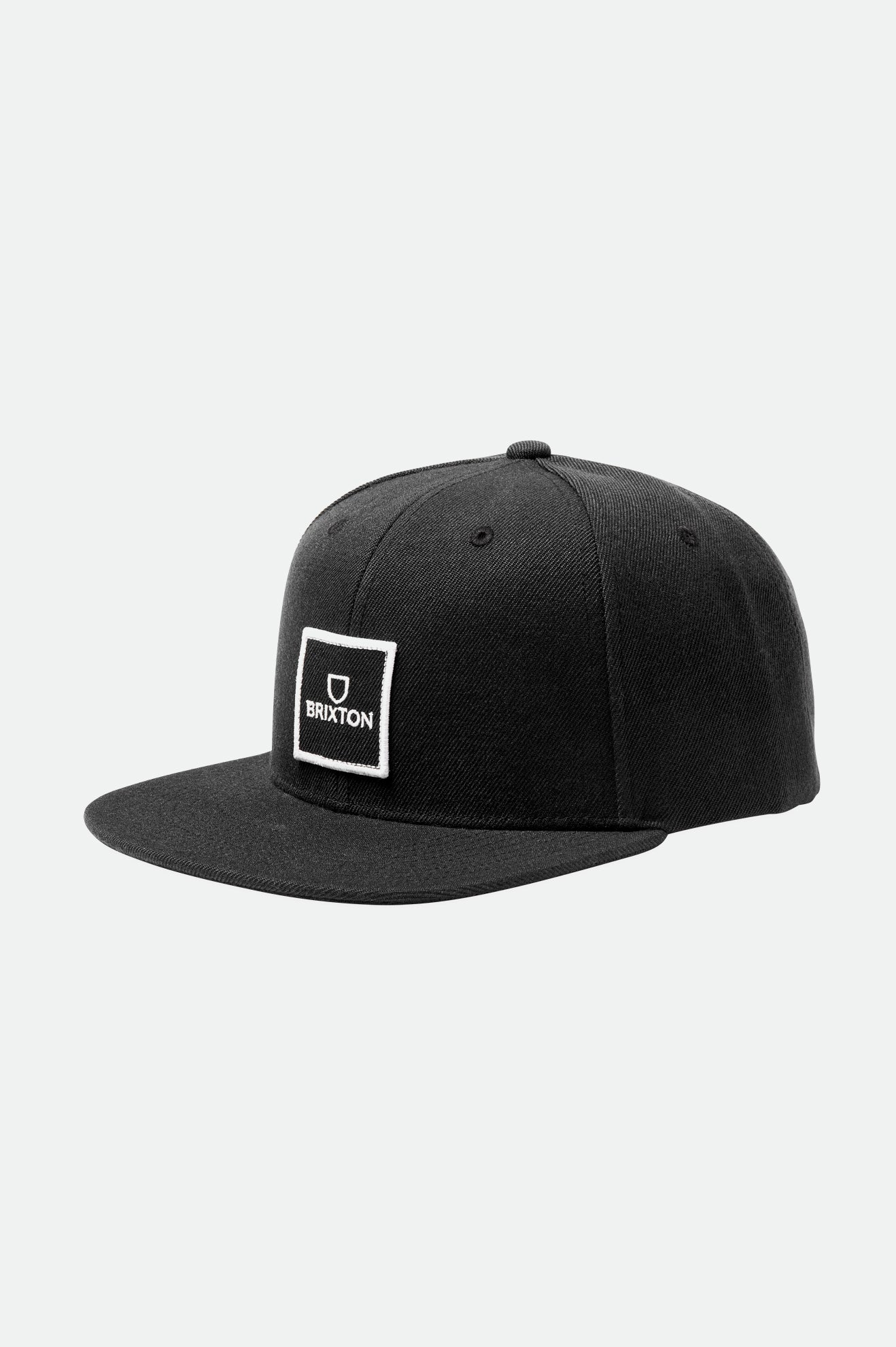 Gorras Brixton Alpha Square Netplus MP Hombre Negras | LUQMDA625