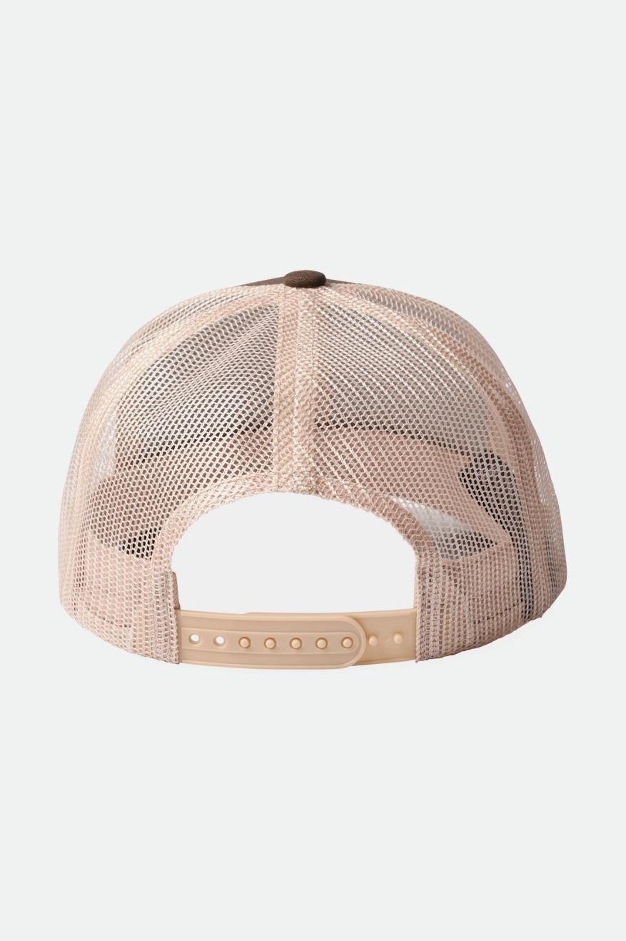 Gorras Brixton Crest NetPlus MP Mesh Cap Hombre Marrones | EMDVBO891