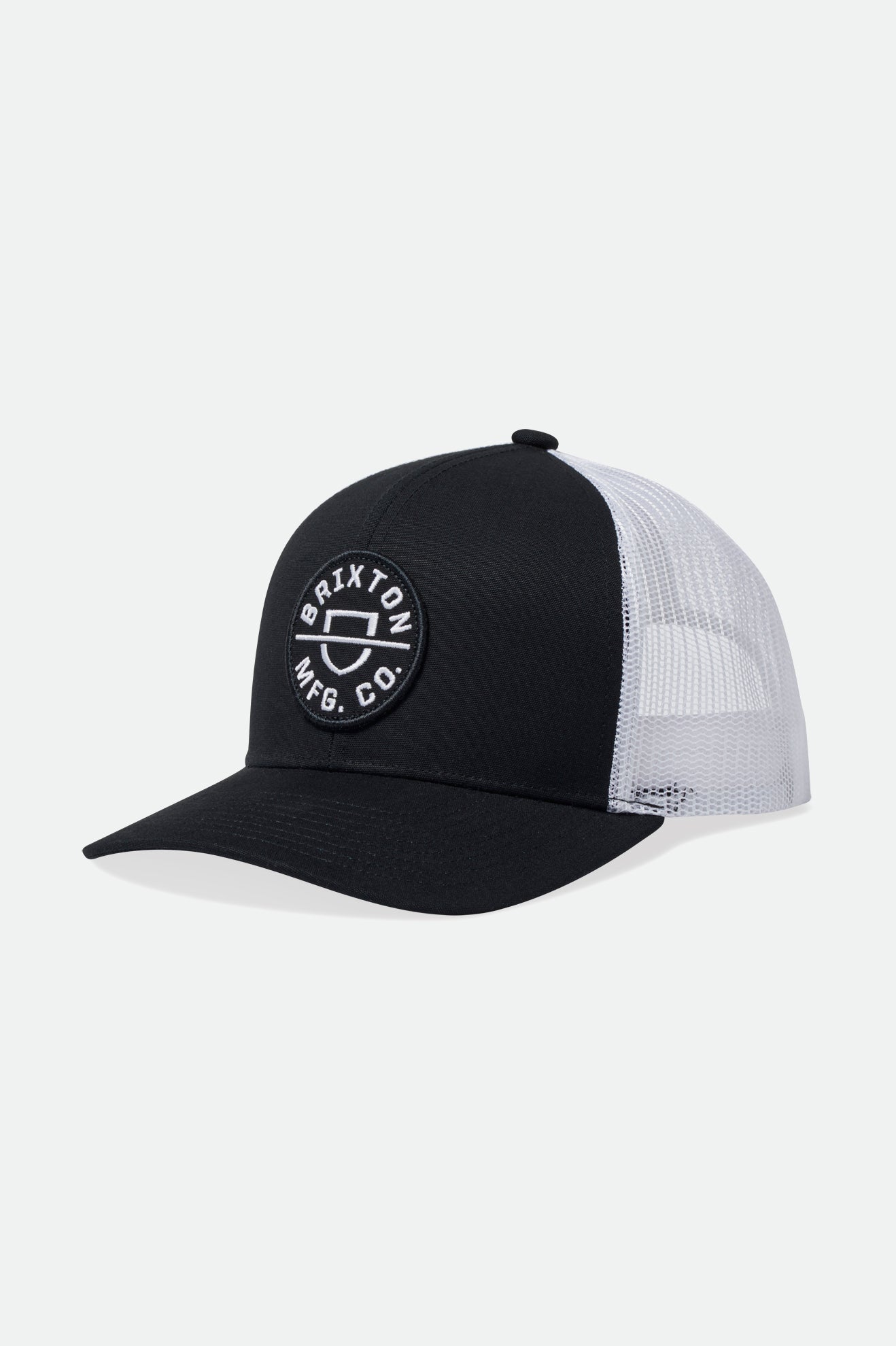 Gorras Brixton Crest NetPlus MP Trucker Hat Hombre Negras | SYXHTO873