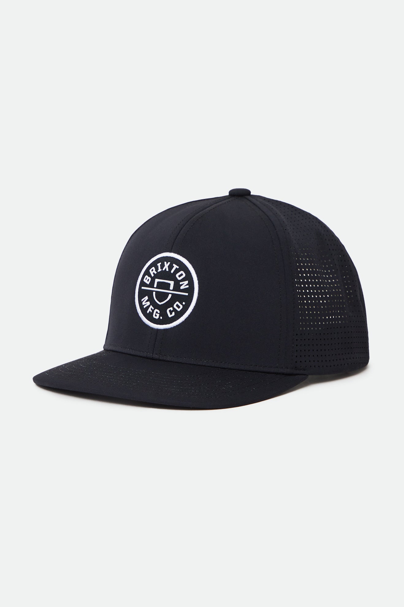 Gorras Brixton Crest Netplus MP Hombre Negras | DELCOI129