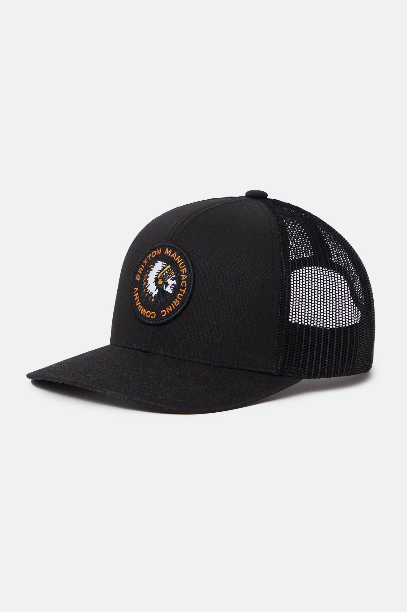 Gorras Brixton Rival Stamp NetPlus MP Trucker Hat Hombre Negras | TFWVCO197