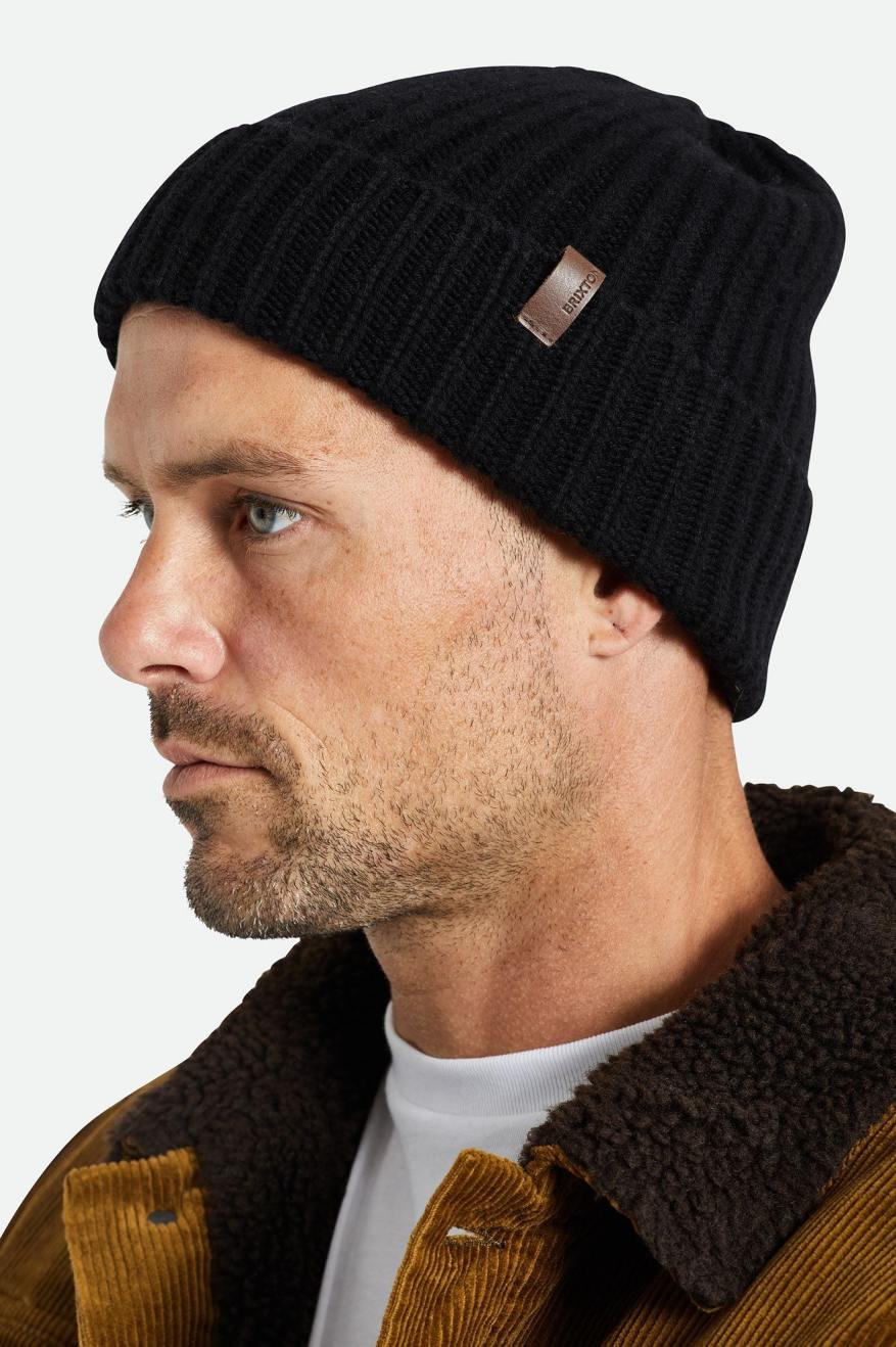 Gorros Brixton Heist Reserve Cashmere Hombre Negras | ZIAYKP501