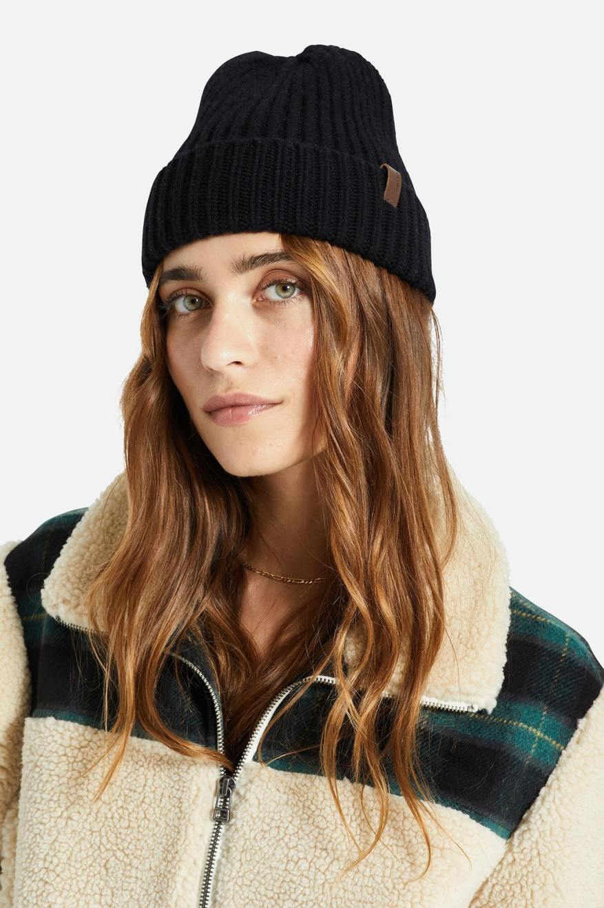 Gorros Brixton Heist Reserve Cashmere Mujer Negras | XKBRHZ216