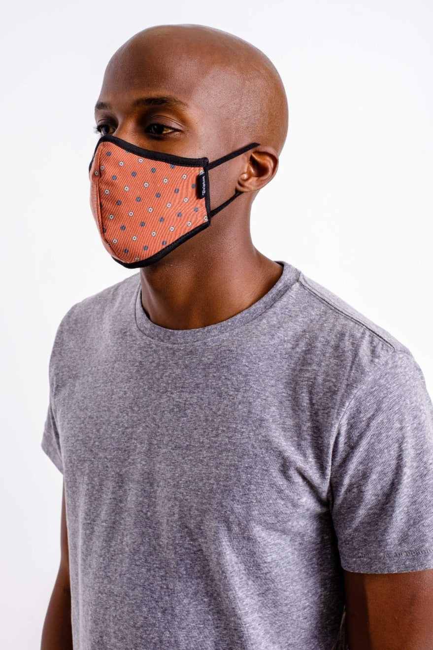 Mascarilla Brixton Antimicrobial 4-Way Stretch Unisex Rosas | WRQOYG149