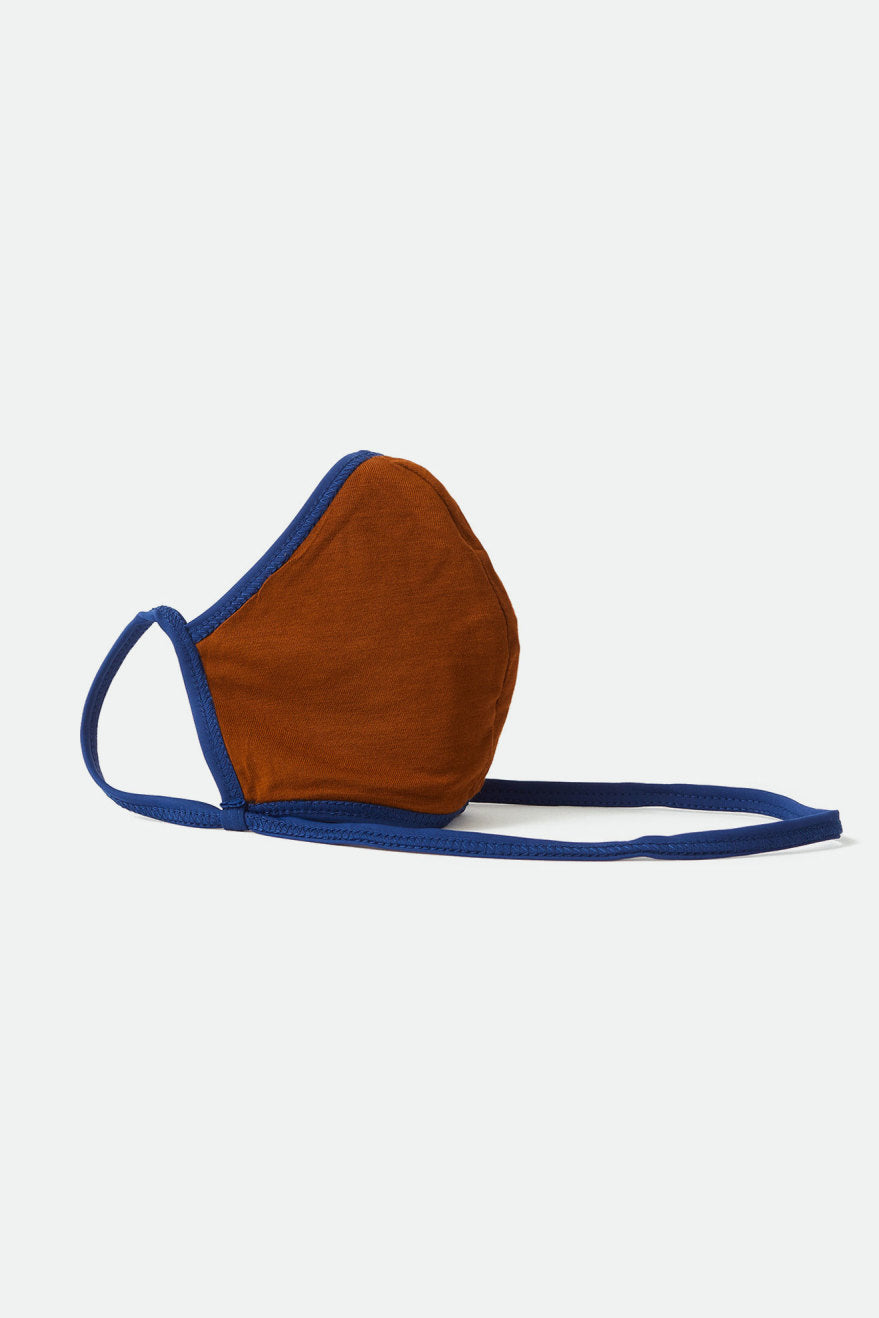 Mascarilla Brixton Everything Unisex Azul Marino Marrones | RYWBVZ342