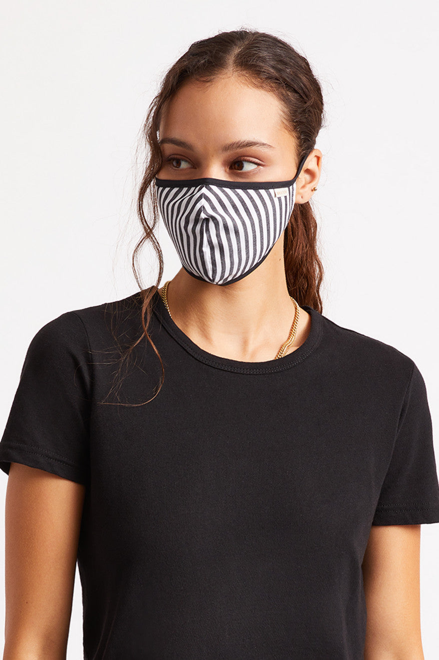 Mascarilla Brixton Ligeros Antimicrobial Unisex Negras | CYDSAX597