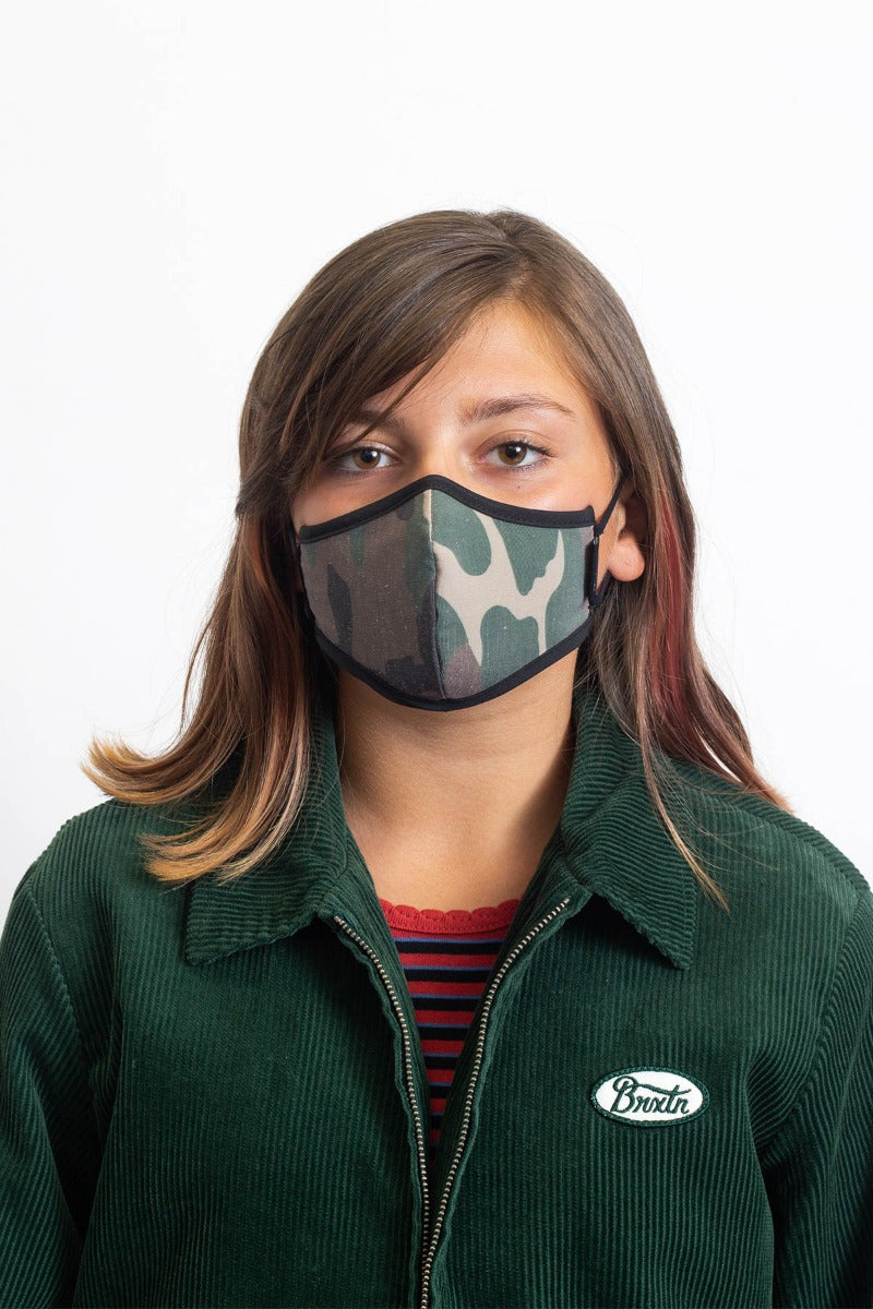 Mascarilla Brixton Youth Antimicrobial Unisex Camuflaje | MGOAUZ578