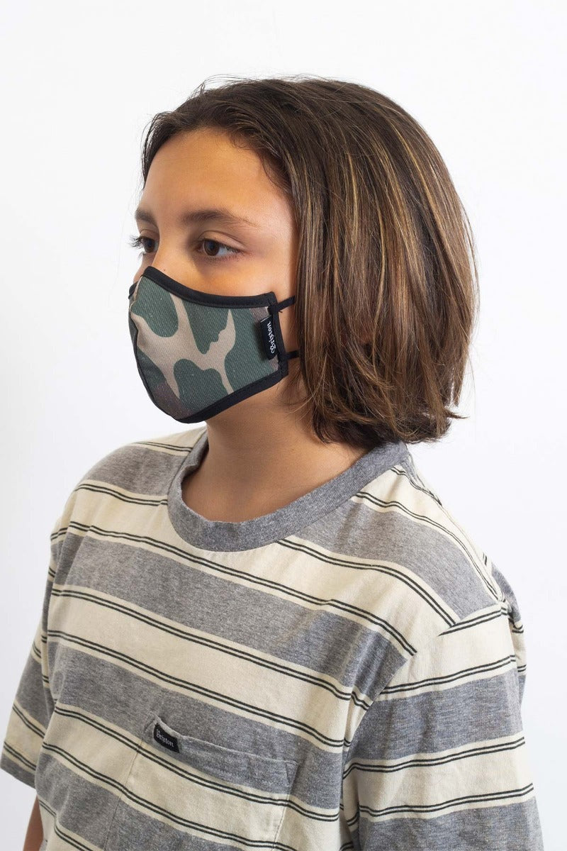 Mascarilla Brixton Youth Antimicrobial Unisex Camuflaje | MGOAUZ578