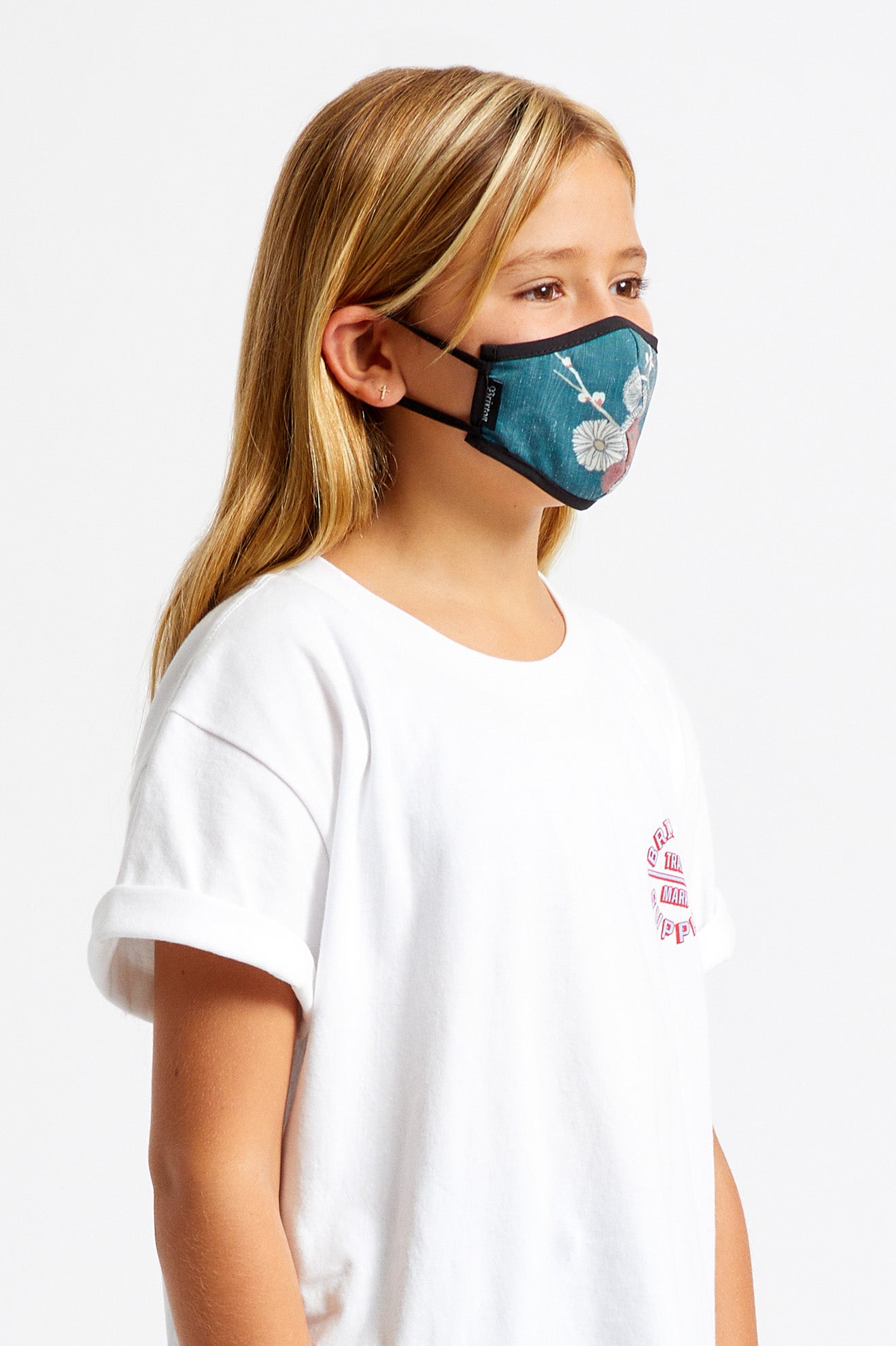 Mascarilla Brixton Youth Antimicrobial Unisex Verde | OFPXUD736