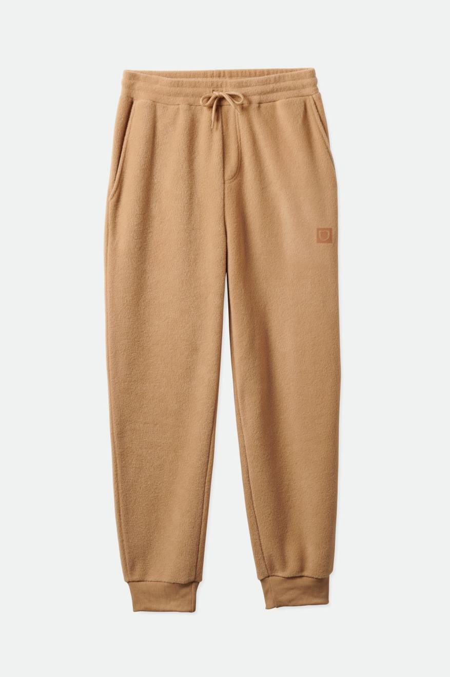 Pantalones Brixton Blanket Fleece Jogger Hombre Beige | QUZCPW258