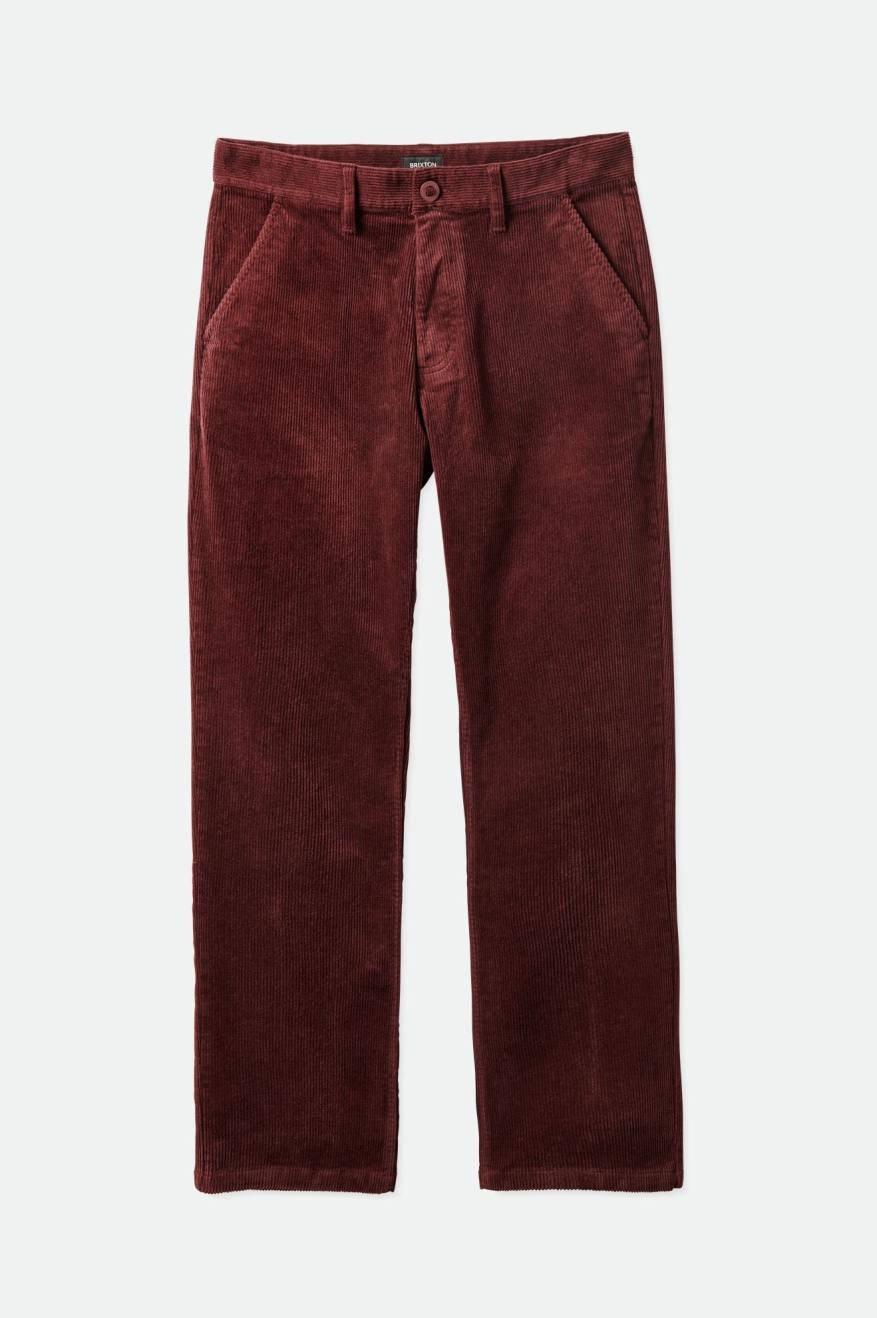 Pantalones Brixton Choice Chino Regular Hombre Rojas | AFBGIZ073