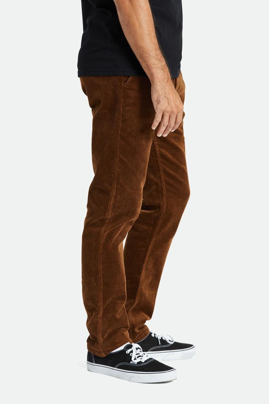 Pantalones Brixton Choice Chino Regular Hombre Marrones | DXSGJV609