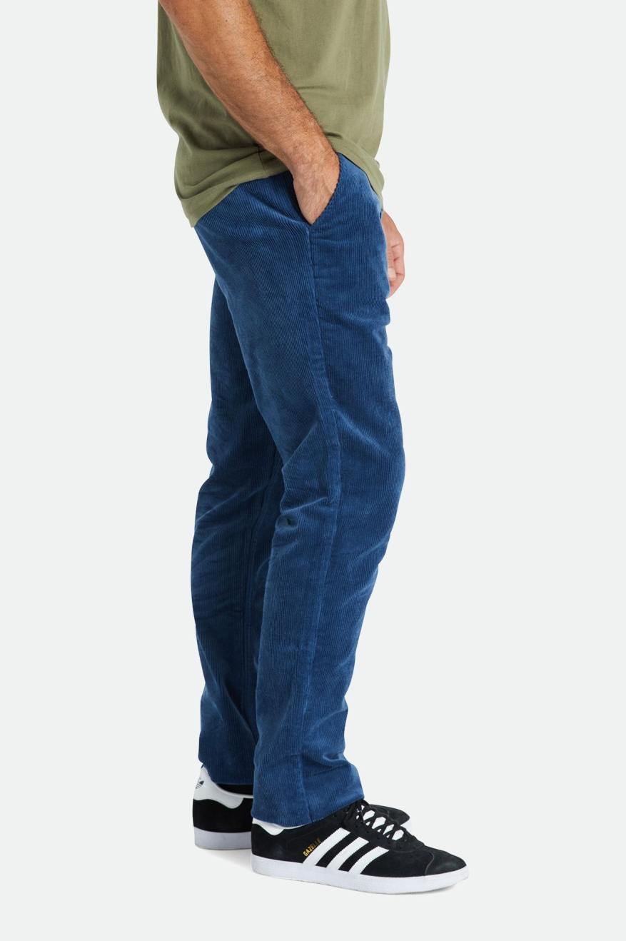 Pantalones Brixton Choice Chino Regular Hombre Azules | KZVPSD072