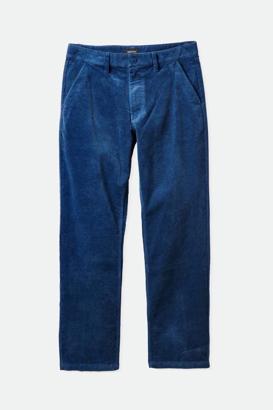 Pantalones Brixton Choice Chino Regular Hombre Azules | KZVPSD072