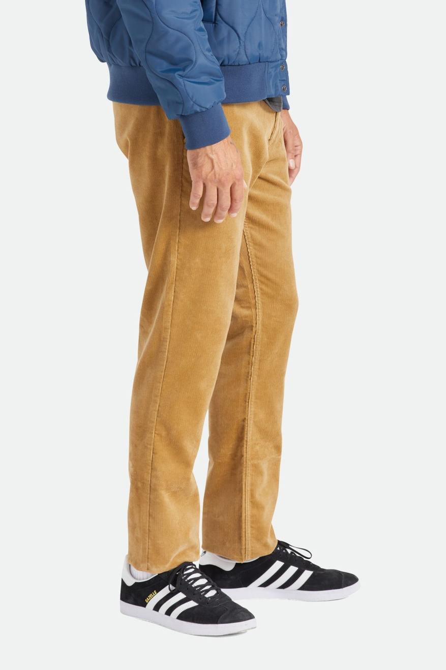 Pantalones Brixton Choice Chino Regular Hombre Kaki | SJMPEC415