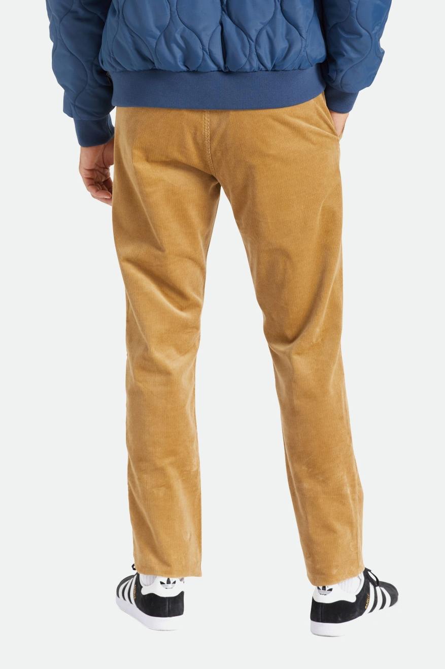 Pantalones Brixton Choice Chino Regular Hombre Kaki | SJMPEC415