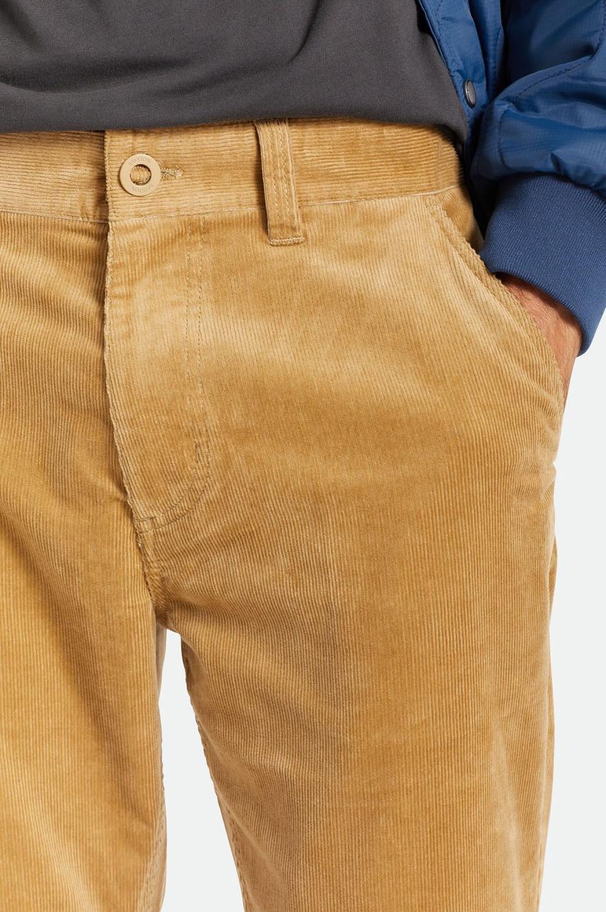 Pantalones Brixton Choice Chino Regular Hombre Kaki | SJMPEC415