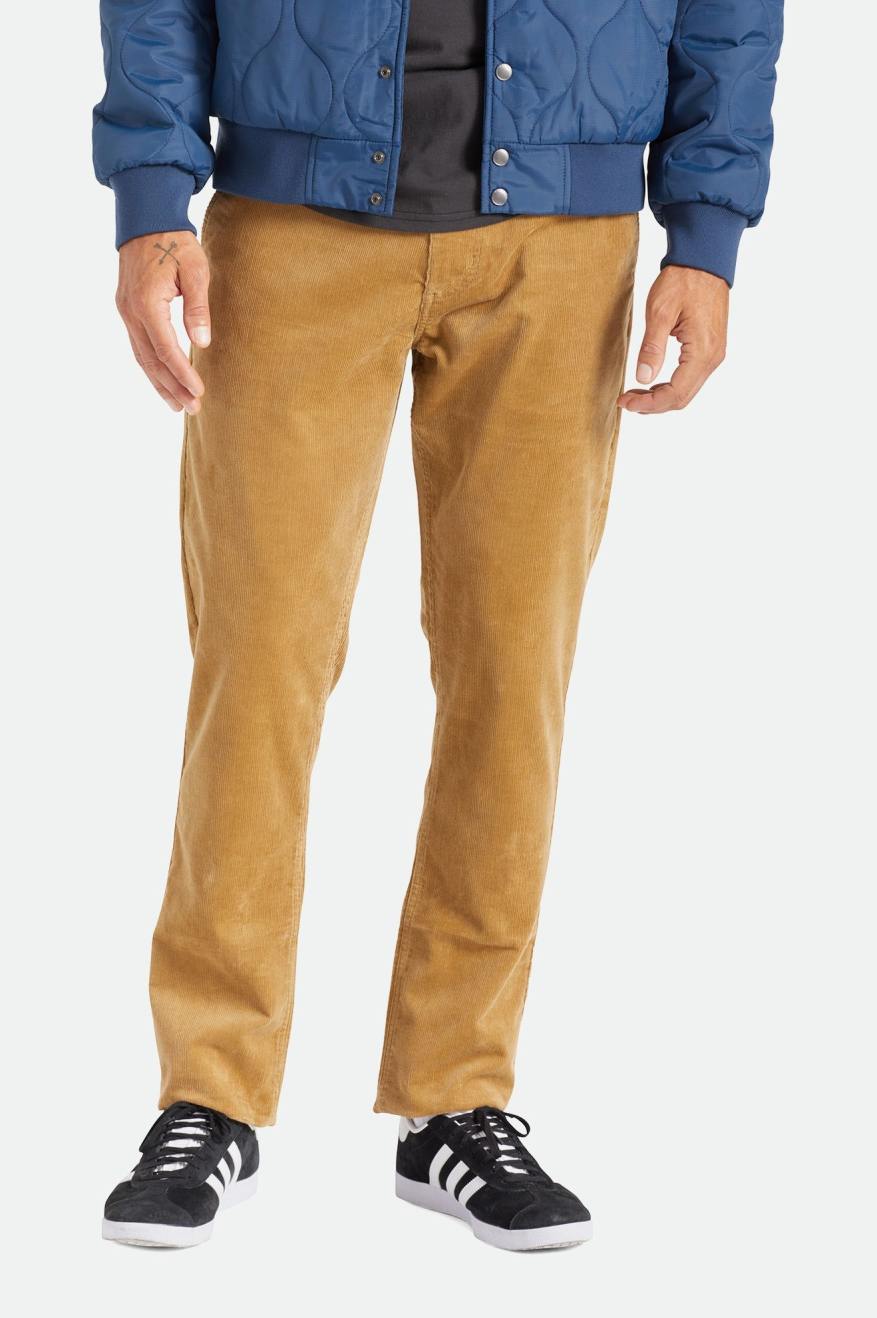 Pantalones Brixton Choice Chino Regular Hombre Kaki | SJMPEC415