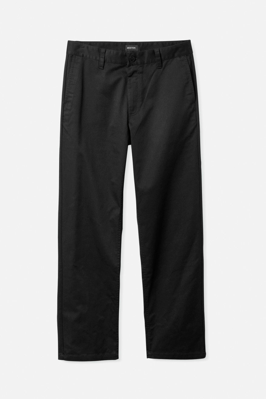 Pantalones Brixton Choice Chino Relaxed Hombre Negras | UALWMF823