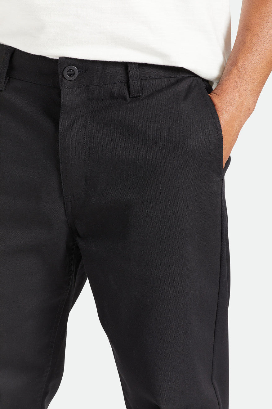 Pantalones Brixton Choice Chino Relaxed Hombre Negras | UALWMF823