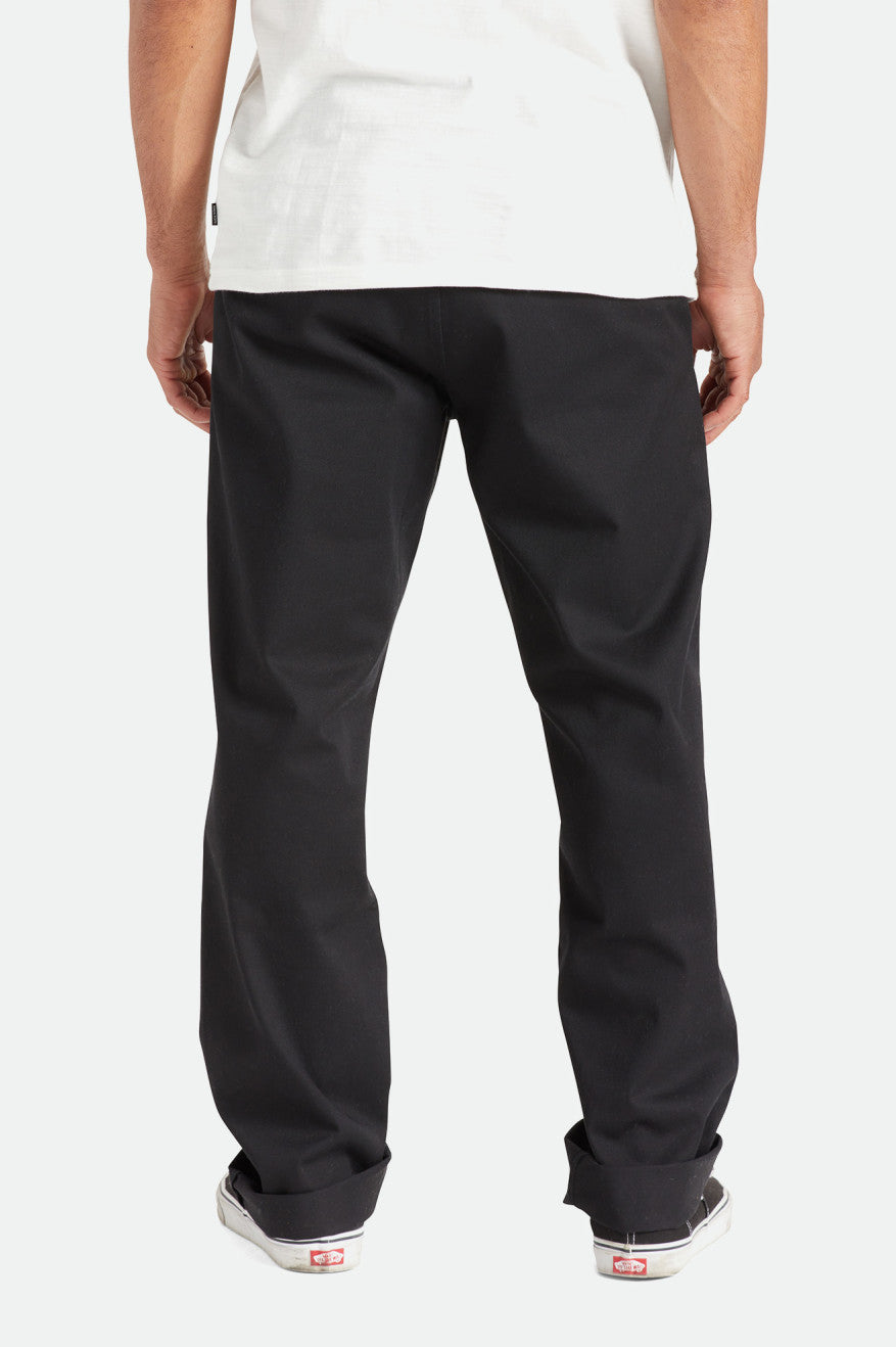 Pantalones Brixton Choice Chino Relaxed Hombre Negras | UALWMF823