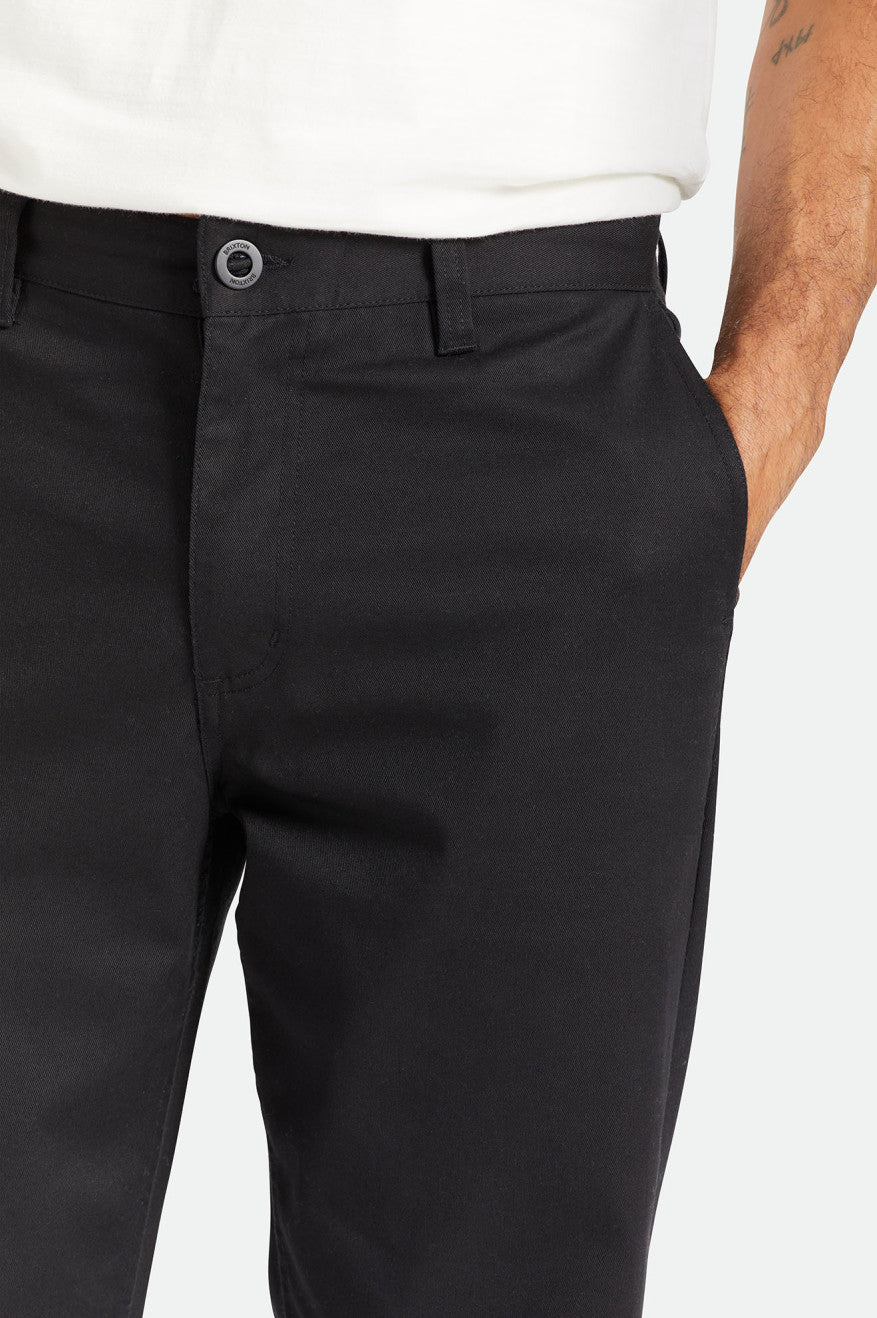 Pantalones Brixton Choice Chino Relaxed Hombre Negras | UALWMF823