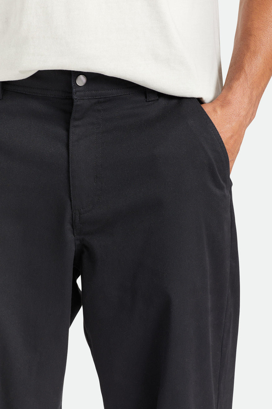 Pantalones Brixton Medina Hombre Negras | HZGFXK304