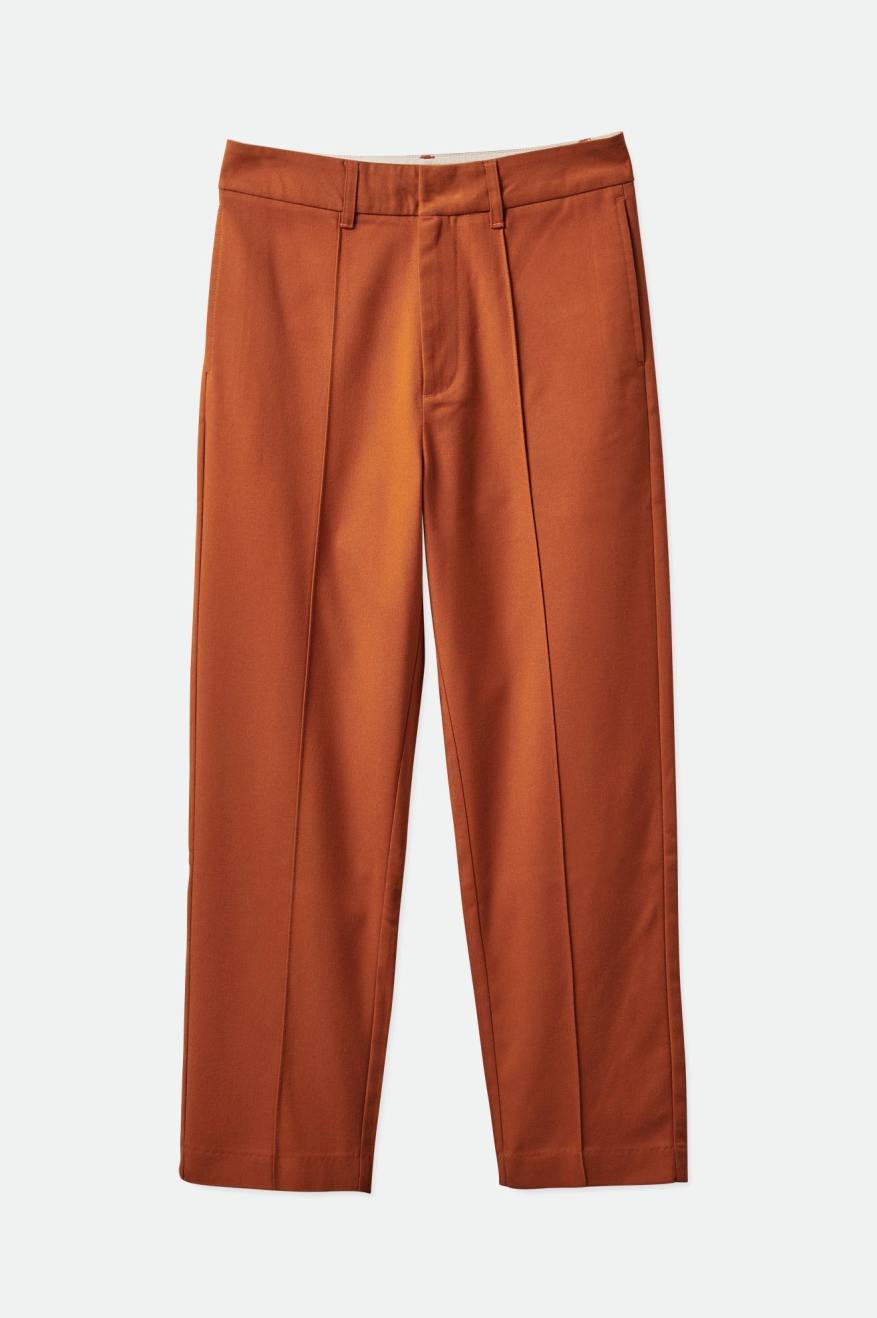 Pantalones Brixton Retro Trouser Mujer Naranjas | IJETDG643