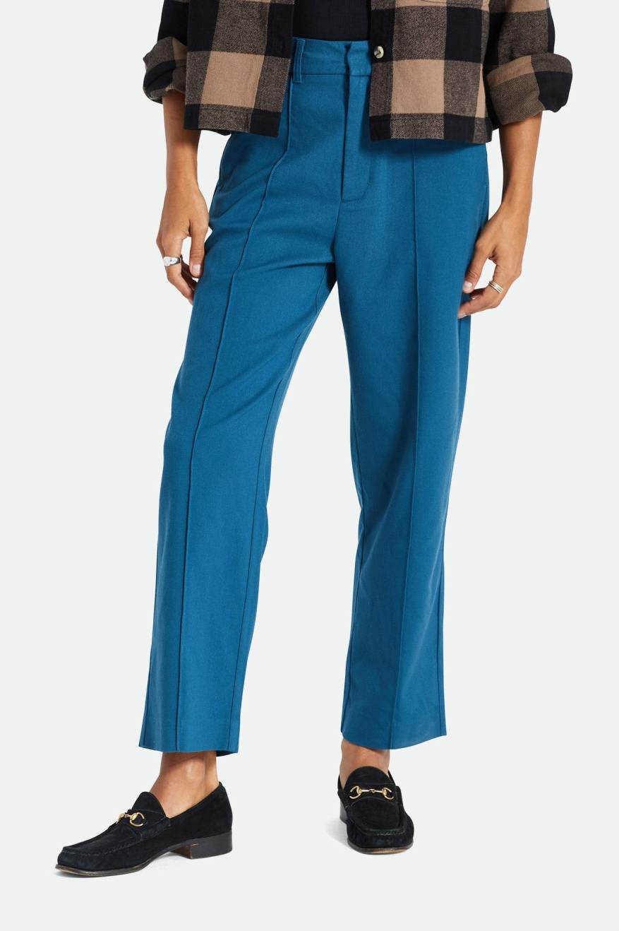 Pantalones Brixton Retro Trouser Mujer Turquesa | VUNDAM273