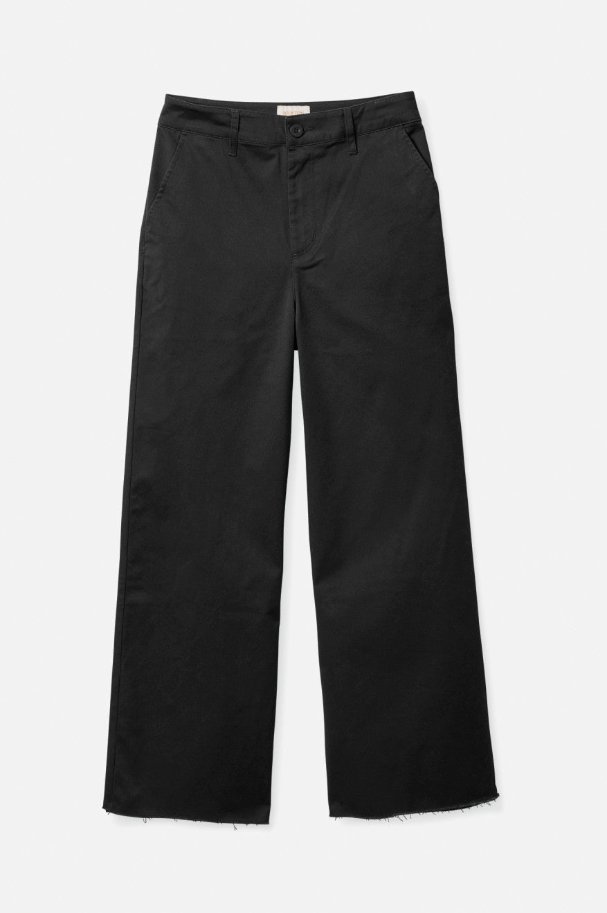 Pantalones Brixton Victory Anchos Leg Mujer Negras | CDOVAR018