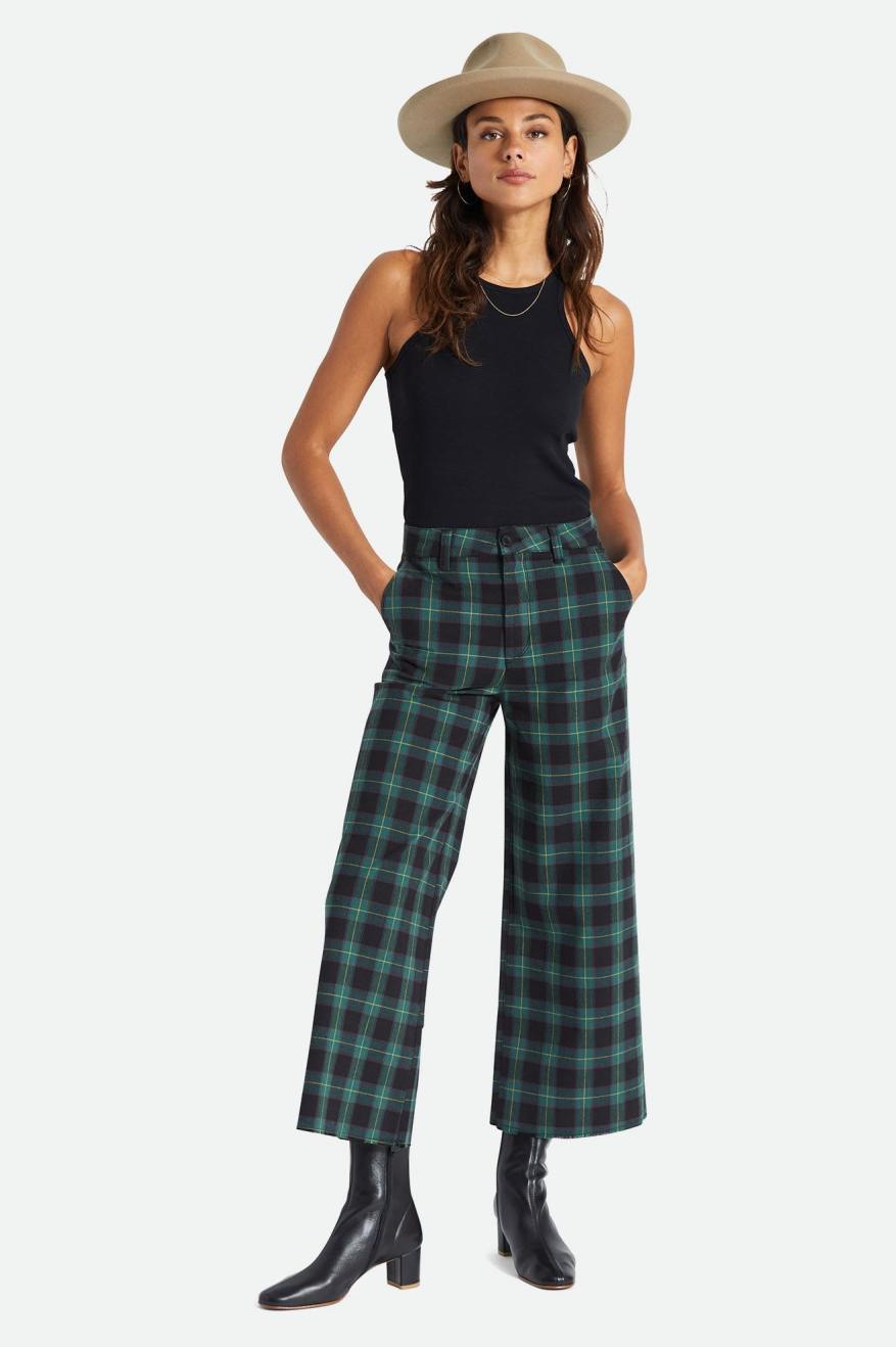 Pantalones Brixton Victory Anchos Leg Mujer Turquesa | CHYMQR769