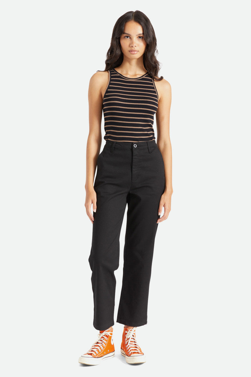 Pantalones Brixton Victory Mujer Negras | QFYICH730