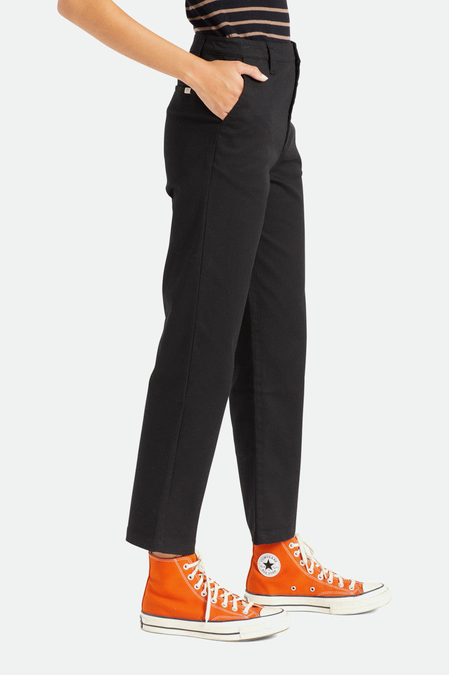 Pantalones Brixton Victory Mujer Negras | QFYICH730