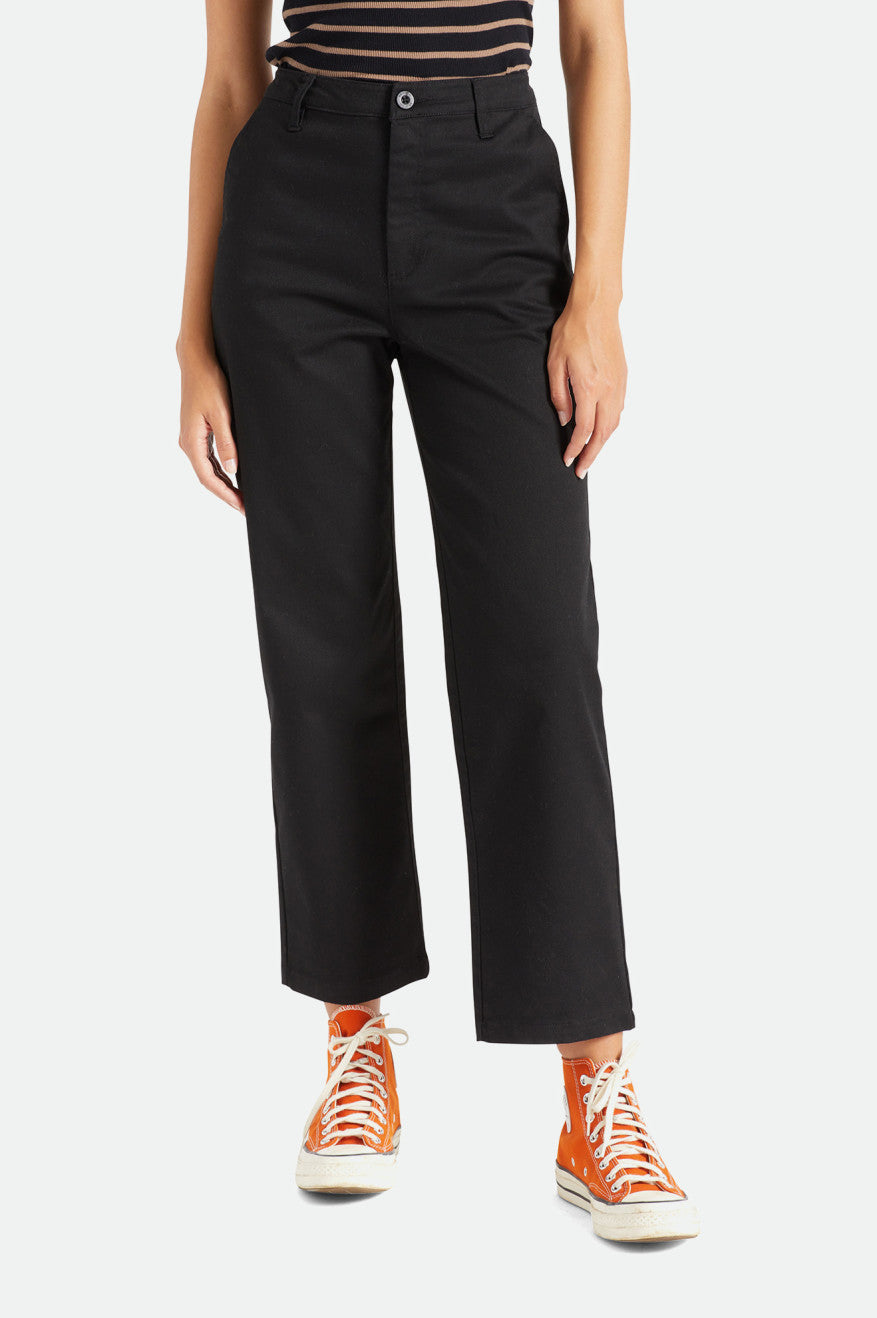 Pantalones Brixton Victory Mujer Negras | QFYICH730