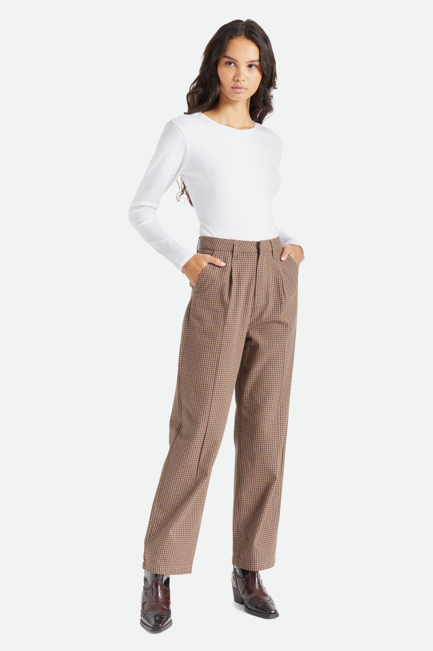 Pantalones Brixton Victory Trouser Mujer Verde Oscuro | OTLQVS391