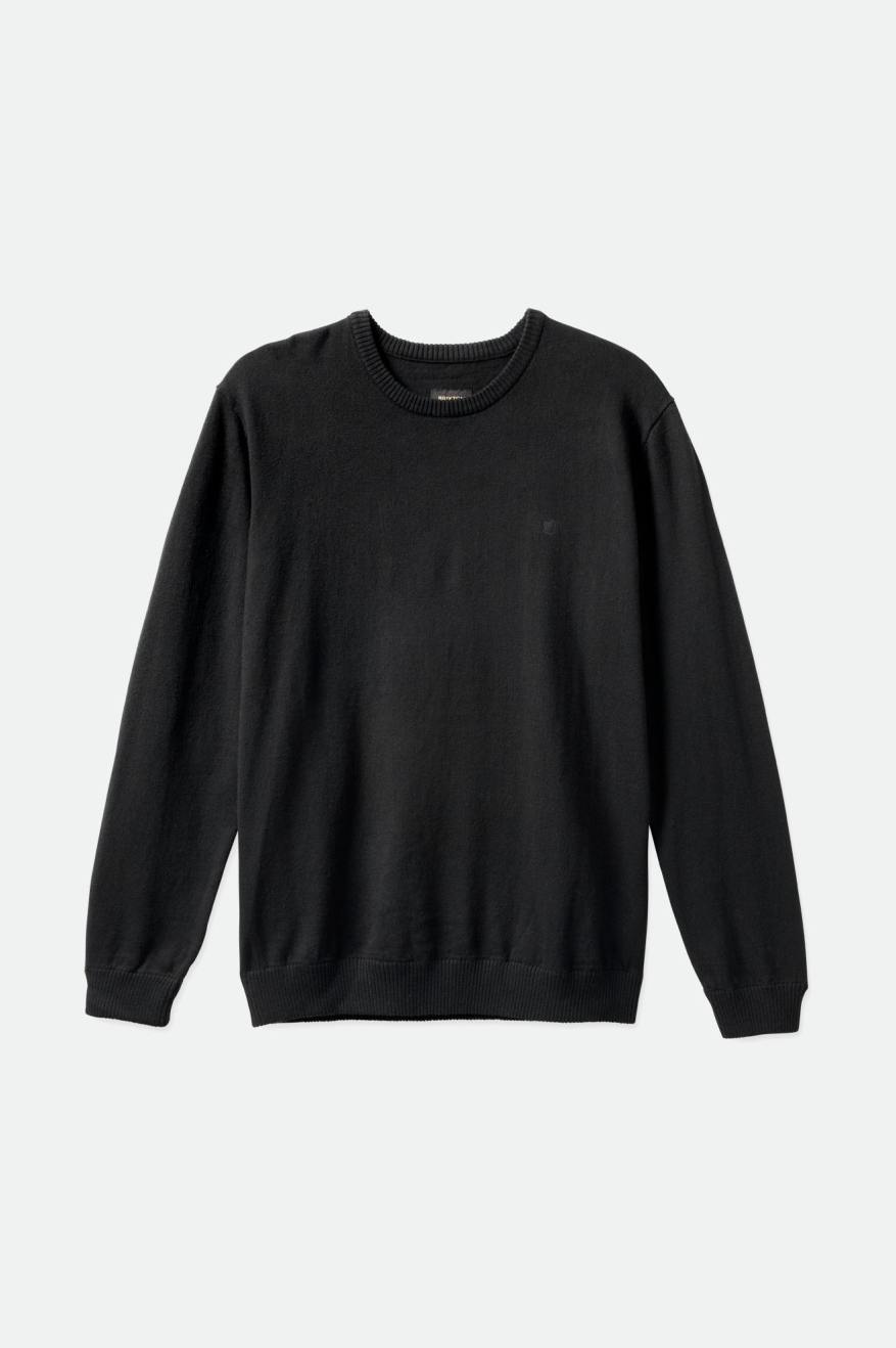 Prendas De Punto Brixton Reserve Cashmere Sueter Hombre Negras | WFHEDT169