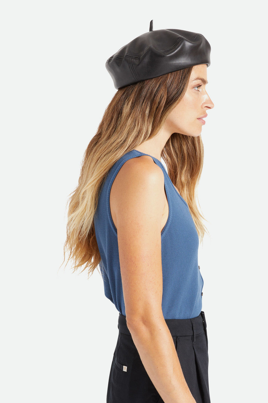 Sombreros Brixton Audrey II Beret Mujer Negras | SWOBDP786