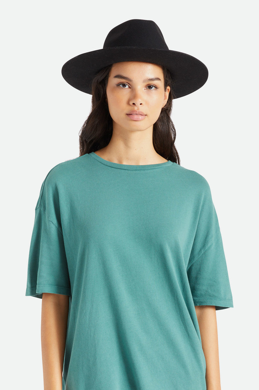 Sombreros Brixton Cohen Cowboy Hat Mujer Negras | FYCBQG874