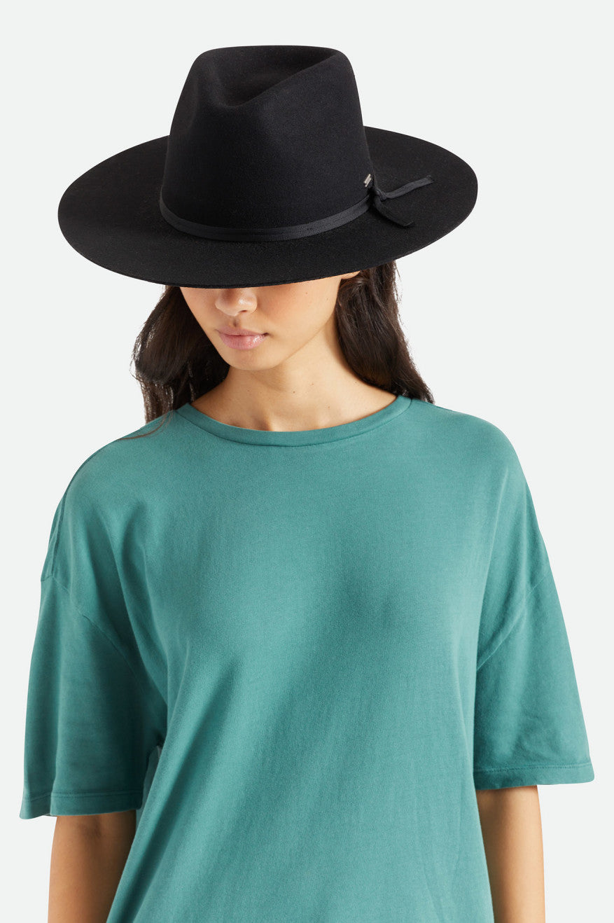 Sombreros Brixton Cohen Cowboy Hat Mujer Negras | FYCBQG874