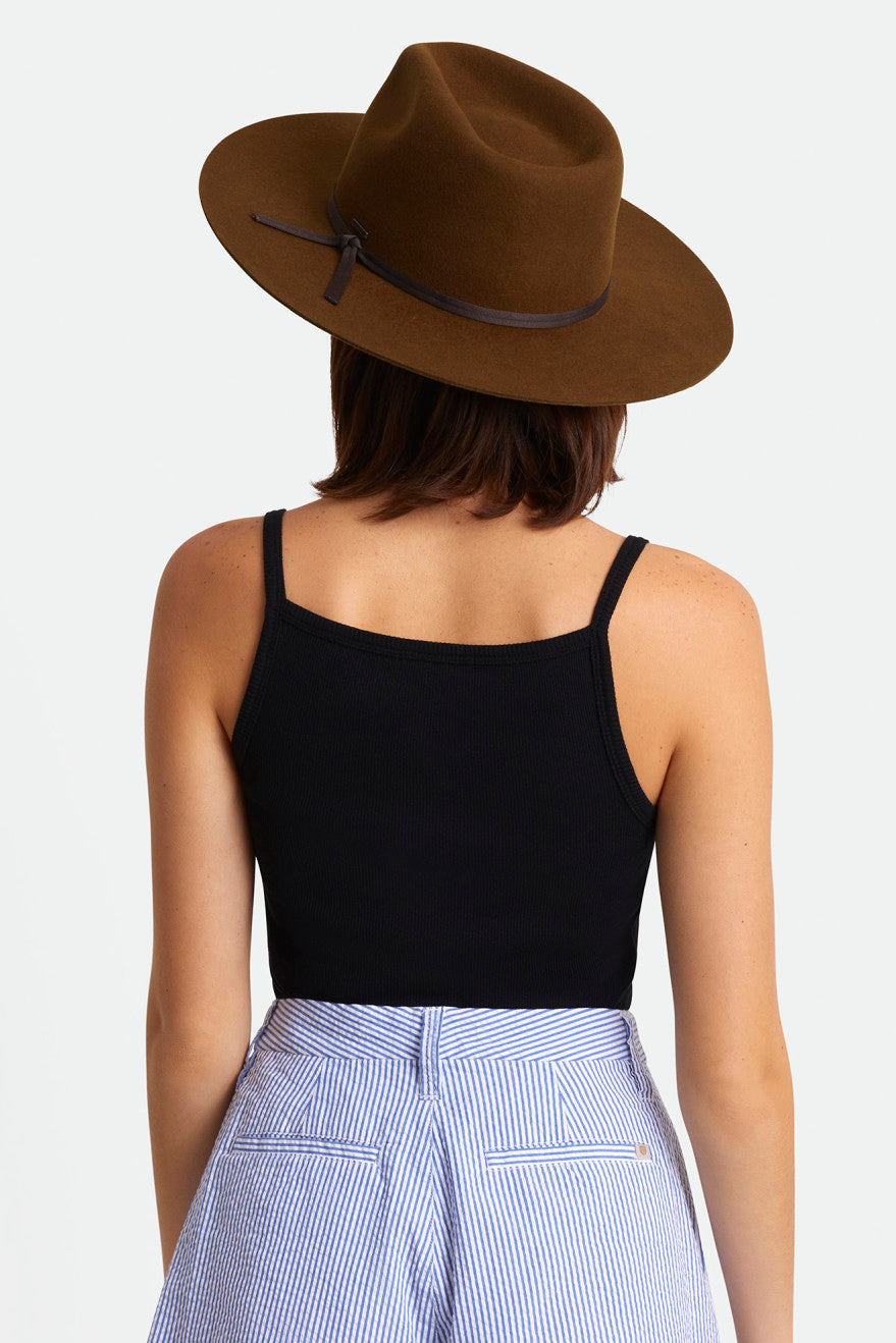 Sombreros Brixton Cohen Cowboy Hat Mujer Cafe | VNDQJU761