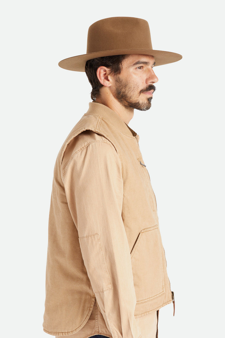 Sombreros Brixton Cohen Cowboy Hombre Beige | MEHJRC042