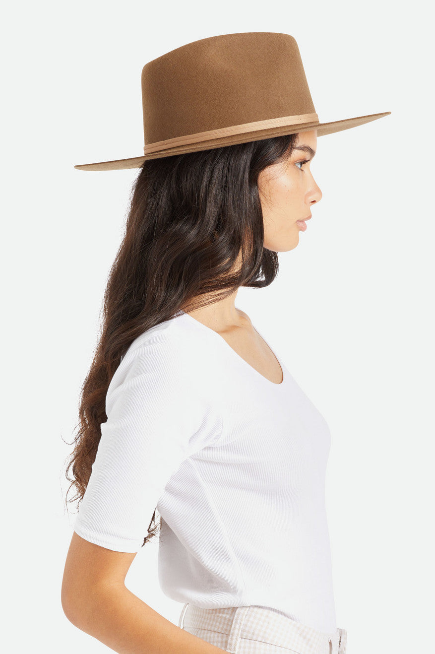 Sombreros Brixton Cohen Cowboy Hombre Beige | MEHJRC042