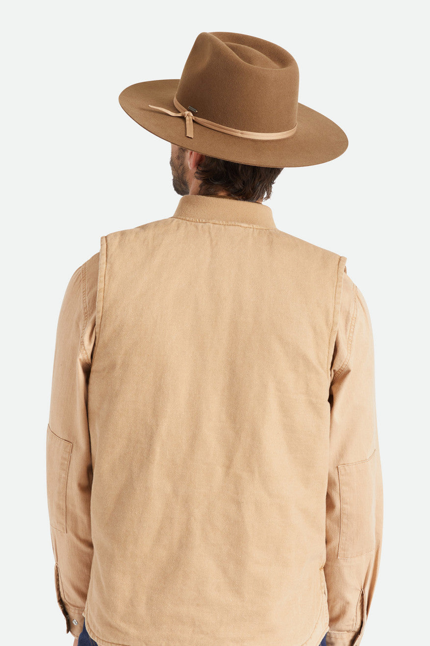 Sombreros Brixton Cohen Cowboy Hombre Beige | MEHJRC042